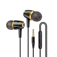 Écouteurs filaires Android transfrontaliers avec micro, appels intelligents, réduction active du bruit (ANC), étanches IPX-3, chipset JL, intra-auriculaires, mobiles