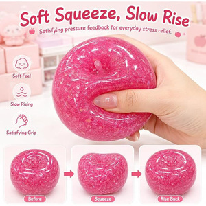 Nuevo Juguete Antiestrés Smoothie Ball, Juguetes Blandos de Descompresión, Juguete Sensorial de Alimentos de Compresión Lenta - Product Image 1