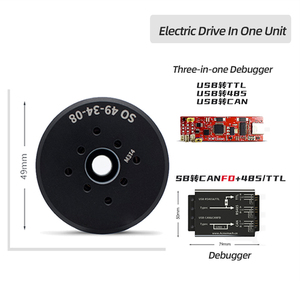 12v 24v 300rpm 12w 0.5A 0.15 0.2 0.6nm actionneur rotatif creux CNC axe table rotative servomoteur <span class=keywords><strong>avec</strong></span> <span class=keywords><strong>contrôleur</strong></span> d'entraînement - Product Image 5