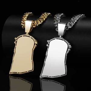 Pendentif Jésus en Cuivre et Zircon VVS1, Bijou Hip Hop Populaire pour Homme, Chaîne à Maillons, Cadeau, Expédition depuis l'entrepôt américain - Product Image 5
