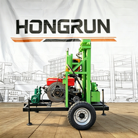 Machine de forage de puits d'eau compacte et portable, mini-foreuse diesel automatique pour puits et mines