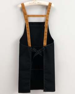 Heavy Duty Chef <b>Aprons</b> for <b>Men</b> Women with Large Pockets Cotton Canvas Cross Back Adjustable Work <b>Apron</b> - Product Image 3