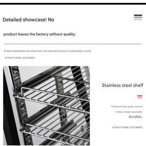 Vitrina Caliente para Baño María y Exhibidor de Alimentos Calientes, Perfecto para Sopas, Guisos y Purés de <span class=keywords><strong>Papas</strong></span> - Product Image 4