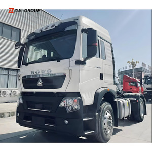 Tête de tracteur Offre Spéciale <span class=keywords><strong>Sinotruk</strong></span> Howo <span class=keywords><strong>T7H</strong></span> 420 <span class=keywords><strong>540</strong></span> hp camion GNC 6x4 10 roues tracteur camion Euro 5 norme d'émission diesel gauche - Product Image 1