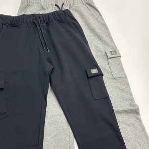 Pantalones de chándal de algodón ligeros para exteriores unisex, recomendaciones para hombres, pantalones deportivos de color con logotipo personalizado, ropa teñida de cintura media - Product Image 2