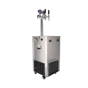 Fabricant de kegerator de bière pression en acier inoxydable à 2 robinets, distributeur de tour de refroidissement pour les fêtes - Product Image 2