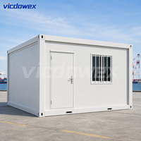 VICDOWEX Maison conteneur modulaire flexible en kit pour bureaux, entrepôts et solutions de campements modulaires