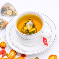 Sachets de thé santé aux feuilles de lotus, coix et écorces de mandarine d'aubépine pour une fraîcheur botanique – Marque privée, vente en gros pour adultes
