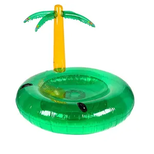 Luminária inflável para piscina, resistente, de vinil, para piscina, lâmpadas led embutidas, de plástico durável, para relaxar, redonda