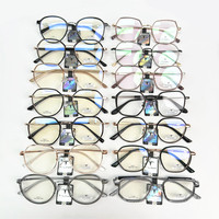 Lunettes de lecture unisexe sans monture en métal à prix spécial monture écologique motif géométrique rectangle demi-monture visage en diamant