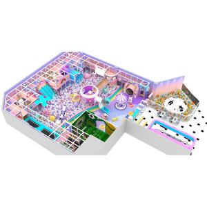 Terrain de jeu intérieur de couleur dégradée Notre parc d'attractions à thème apporte un <span class=keywords><strong>bonheur</strong></span> éblouissant - Product Image 2