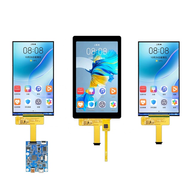QTSS 5.5 Inch IPS TFT Module 1080x1920 Resolution 16.7M Colors 330cd/m Brightness LCD Display Capacitive Touch Screen MIPI