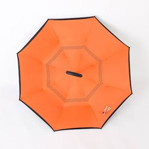 Vente en gros <span class=keywords><strong>Parapluie</strong></span> inversé personnalisé pas cher <span class=keywords><strong>Parapluie</strong></span> inversé graphique avec poignée en forme de C - Product Image 4