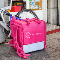 Sac à dos isotherme de grande taille avec logo personnalisé pour moto et vélo, étanche, pour emporter et emporter des aliments