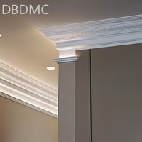 Moulures décoratives en PS/EPS de marque DBDMC pour plinthes, corniches et moulures latérales en bois pour plafonds