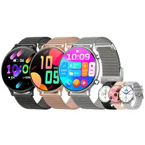 Jam tangan REDLEX DW22 Pro, arloji Monitor kalori Pedometer cuaca suhu modis, pengaturan pengingat Firmware canggih