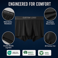 Vente directe usine – Faible MOQ – Caleçons boxers respirants en maille douce pour hommes – Tendance estivale – Confortables – Antibactériens – Sous-vêtements sans coutures