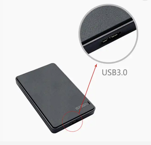 SHUOLE fabrika fiyat plastik 2.5 inç SATA USB3.0 siyah darbeye dayanıklı sabit disk kutusu sabit disk kutusu ssd <span class=keywords><strong>hdd</strong></span> muhafaza - Product Image 3