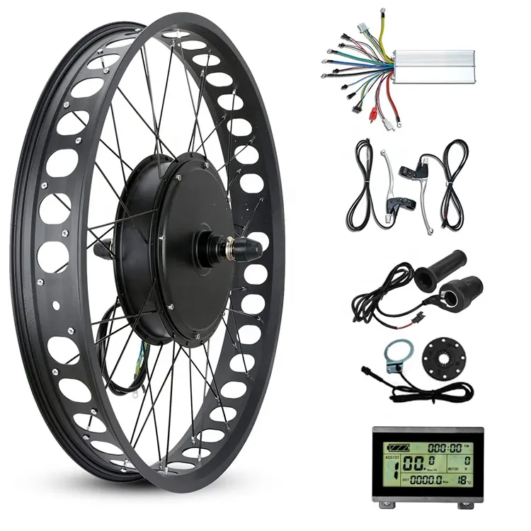 Joyebikes 48V 1500 Wát 2000 Wát Tuyết Bike/Fat Tire, Xe Đạp Điện Chuyển Đổi Kit Fat Tuyết Ebike Bánh Xe Phía Sau Xoay Hub Động Cơ