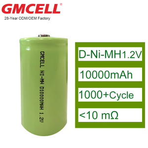 10000mAh Ni-MH <b>D</b> <b>Size</b> <b>Battery</b> Ultra-low internal resistance For Flashlight rechargeable <b>battery</b> - Product Image 1