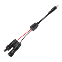 Kabel Ekstensi Panel Generator Surya PV GJQ Berkualitas Tinggi 1.5m 3pin PVC Multi MC Female DC5521 DC7909 Male