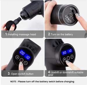 Profession elle tragbare Percussion Fascial Muscle <span class=keywords><strong>Massage</strong></span> Gun für Pferde besitzer - Product Image 5