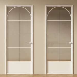 ALUFRONT <span class=keywords><strong>Porta</strong></span> <span class=keywords><strong>a</strong></span> Battente in Vetro con Telaio in Metallo di Alta Qualità, Moderna, Impermeabile, per Appartamenti, Hotel e Ville - Product Image 2