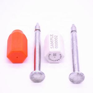 Sceau à boulon de haute sécurité certifié <span class=keywords><strong>ISO</strong></span> <span class=keywords><strong>17712</strong></span>, en acier galvanisé à faible teneur en carbone, ABS, diamètre 8 mm, fabriqué en Chine pour l'expédition - Product Image 6