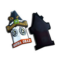 Aimant de réfrigérateur magnétique flexible et écologique, forme irrégulière, souvenirs personnalisés de Beyrouth, Liban, impression 3D, pour dropshipping