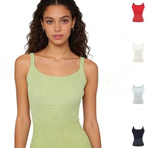 Nuevo Top Corto de Verano para Mujer, Tejido Acanalado, Ajustado, Sin Mangas, Versátil - Product Image 1