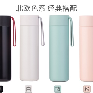 480ML Stainless Steel Personalised Insulated Vacuum <b>Flask</b> 6-12H Thermal Insulation Minimalist Design Customizable Colors - Product Image 4