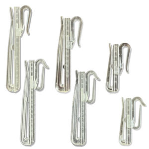 ตะขอปรับระดับม่านพลาสติก โพลีเอทิลีน เทเรฟทาเลต ขนาด 90 มม. เป็นมิตรกับสิ่งแวดล้อม - Product Image 1