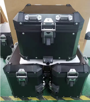 Boîte à bagages triple en aluminium avec boîte supérieure de 38L et boîtes latérales de 48L pour moto R1300GS ADV, tourisme tout-terrain