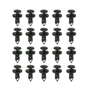 190 יחידות מחברים אוטומטיים 6 גדלים מהדקי דחיפה מפלסטיק לפגוש לרכב - Product Image 2