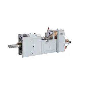 LSD- 400 Máquina automática para fabricar bolsas de papel planas Kraft de celofán caqui, máquinas para hacer bolsas de papel de comedor