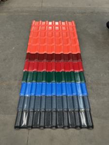 Teja Cuadrada de PVC ASA Colorida, Techo de <span class=keywords><strong>Pizarra</strong></span> Sintética Azul, Impermeable - Product Image 2