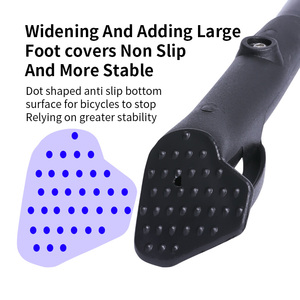 Pata de Cabra Ajustable para Bicicleta de Aleación de Aluminio para MTB/Nieve/Bicicleta Plegable/Vehículo Eléctrico Soporte Lateral para Bicicletas de 22-29 Pulgadas - Product Image 3