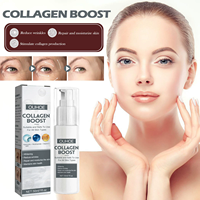 Sérum hydratant au collagène OUHOE, raffermit la peau du visage, atténue les ridules autour des yeux, sérum nourrissant pour les yeux