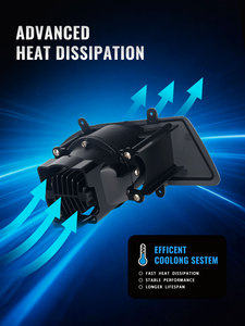 GOODZOOM Lente de Proyector de 3 Pulgadas, Luz Antiniebla LED Súper Brillante de 12V 24V, Lámpara Antiniebla para Automóvil con Soporte de Montaje OEM - Product Image 3