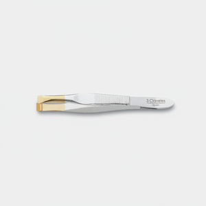 Pinzette larghe con poggiadito 8 cm (3 Claveles 12242) - Product Image 2