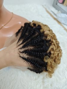 Promoción Letsfly: Peluca Corta Rizada Pixie con Frontal de Encaje 13x4, 100% Cabello Humano Brasileño, 10 Pulgadas, Negro Natural, $23 - Product Image 6