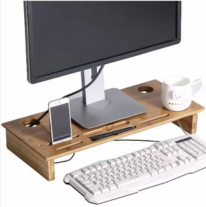 ถาดวางคอมพิวเตอร์อเนกประสงค์ 2 ชั้น สำหรับวางในห้องน้ำ ทำจากไม้ไผ่ - Product Image 3