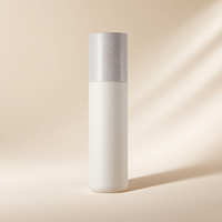 Bouteille Vaporisateur Cosmétique Ronde en Plastique PET Recyclé de 150 ml avec Pompe à Lotion, Sérigraphie pour Produits de Soin