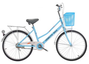 <span class=keywords><strong>Bicicleta</strong></span> Urbana Clásica Deportiva Retro para Adultos y Damas, de 24-26 Pulgadas, de Una Sola Velocidad, con Cesta, Popular en 2026 - Product Image 4