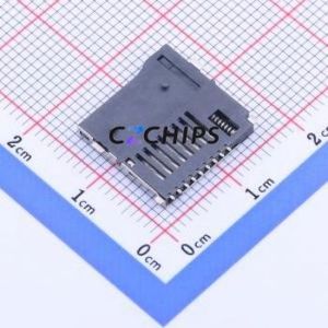 HYCW118-TF09-200B SD Card / Memory Card Connector SMD Connector Self-Return Type MicroSD Card (TF Card) Card Holder With - Product Image 2