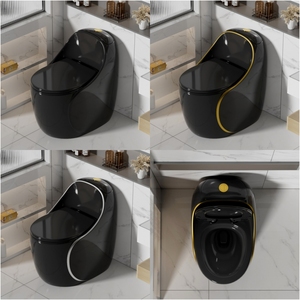 Việt Nam Tốt nhất bán màu trắng rim thiết kế Siphon một mảnh nhà vệ sinh thiết kế hiện đại gốm trứng hình dạng nhà vệ sinh - Product Image 2