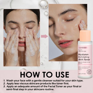 <span class=keywords><strong>Tónico</strong></span> <span class=keywords><strong>Facial</strong></span> con Ácido Glicólico AHA, Hidratante Profundo, Exfoliante, Calmante, Corrector de Manchas Oscuras, para <span class=keywords><strong>Piel</strong></span> Seca y Opaca - Product Image 5