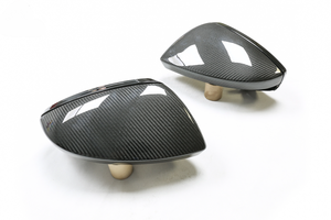 Зеркало из сухого углеродного волокна для Audi A6 S6 RS6 C8 <span class=keywords><strong>A7</strong></span> S7 RS7 A8 2018 + без слепых зон замена зеркального корпуса LH - Product Image 2