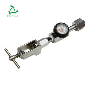 Alta Pressão Portátil CGA870 para CGA540 Regulador De Oxigênio Manômetro Ponte Sem 36 "Mangueira - Product Image 1