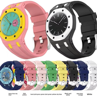 Convient aux montres de poche co-marquées Royal Pop avec boîtier et bracelet en caoutchouc A-P Royal Oakk et bracelet en silicone intégré.
